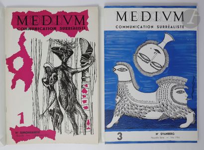  REVUE.
Medium. Communication surréaliste. Nouvelle série.
Paris, novembre 1953-janvier... Gazette Drouot
