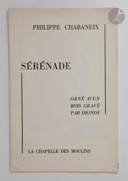 null CHABANEIX (Philippe).
Ensemble de 5 ouvrages :
- Les Matins et les soirs. [Paris]...