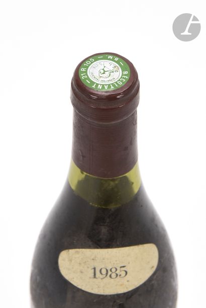 null 1 B NUITS-MEURGERS (1er Cru) (1,8 cm ; e.t.a. complète ; bandeau "ce vin n'a...