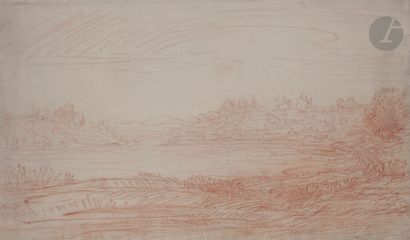 null Charles François DAUBIGNY (Paris 1817 - 1878)

Paysage lacustre

Sanguine.

Signée...