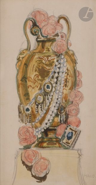 null Maurice DENIS (Granville 1870 - Paris 1943)

Projet de vase pour le décor de...
