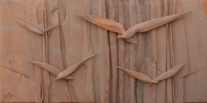 null Roger DESSERPRIT (1923-1985)

Les oiseaux, 1964

Sculpture originale en bois...