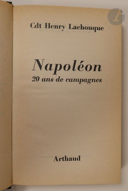null Ensemble de deux volumes sur Napoléon.
 – Jules ROMAIN. Napoléon par lui-même....