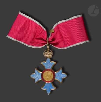 null GRANDE-BRETAGNE 
ORDRE DE L’EMPIRE BRITANNIQUE 
Croix de commandeur à titre...