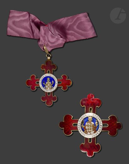 null 
ALPHONSE X LE SAGE
'S SPANISHORD
, created in 1902.
set of grand-crosses:
Grand-cross...