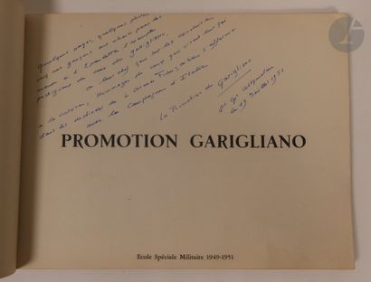 null Album de la Promotion Garigliano.
École spéciale militaire 1949-1951.
Avec un...