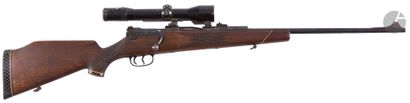 null Mauser Model 66 bolt action rifle, 8x68 caliber.
63 cm round
barrel
with rear...