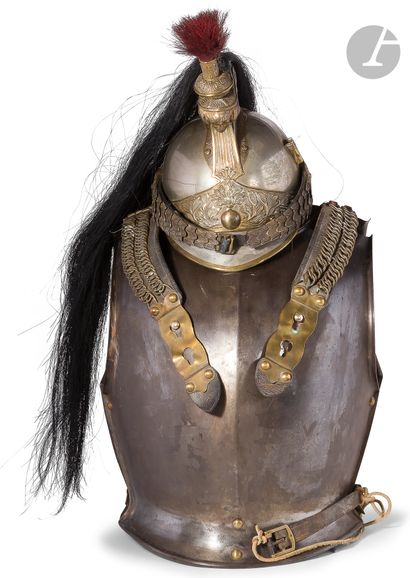 null Ensemble d’officier de cuirassier modèle 1874.
Casque d’officier. Bombe nickelée....