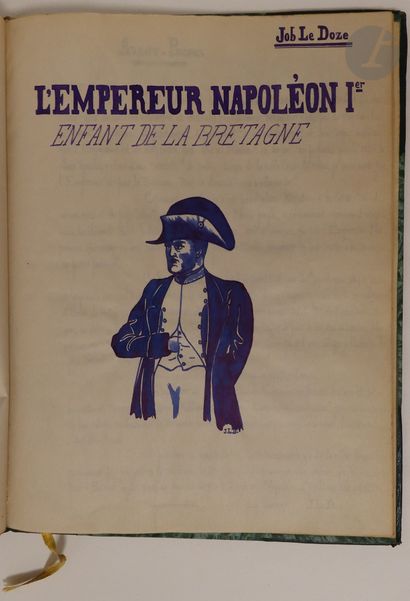 null Job LE DOZE.
L’Empereur Napoléon 1er enfant de Bretagne.
Livre entièrement écrit...