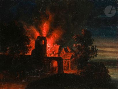 null Victor CHAILLY (XIXe SIECLE)
L’incendie du presbytère
Toile 
Signée en bas à...