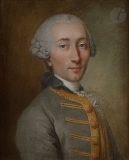 null Charles-Alexis HUIN (NANCY, 1732 - PARIS, 1786)
Portrait présumé de Maurice...