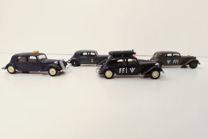 null 
SOLIDO 




Ensemble de 7 Citroën 15, ref. 14032 : une sapeur pompiers, 3 Forces...
