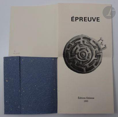 null [ÉCOLE ESTIENNE].
Ensemble de 7 publications de l'École Estienne, issues des...