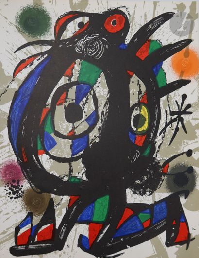 null [MIRÓ (Joan)].
Joan Miró litógrafo.
Barcelone : Ediciones Polígrafa, [1972-1977]....