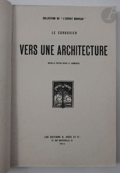 null [ARCHITECTURE].
Ensemble de 4 ouvrages d'architecture moderne :


- LE CORBUSIER....