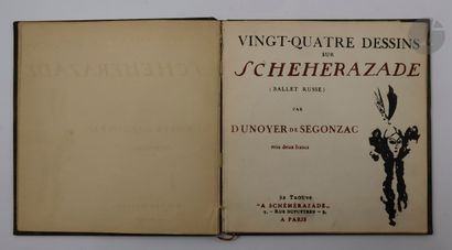 null DUNOYER DE SEGONZAC (André).
Vingt-quatre dessins sur Scheherazade (ballet russe).
Paris...