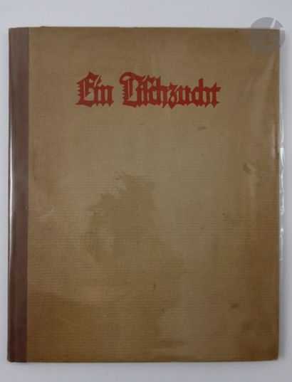 null SACHS (Hans).
Ein Tischzucht.
[Vienne, 1922]. — In-8, cartonnage demi-toile...