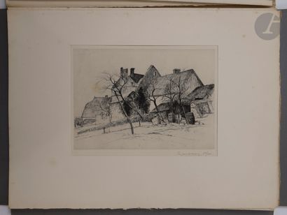  CORNEAU (Eugène). Dix estampes originales présentées par Jean Alazard. Paris : Éditions...