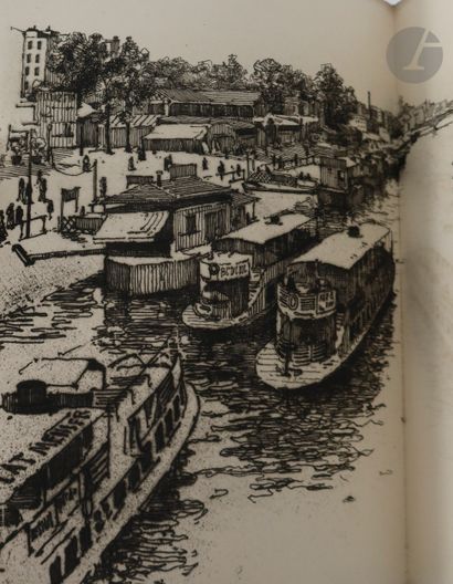 null GEFFROY (Gustave).
Les Bateaux de Paris.
Paris : Ch. Bosse, 1903. — In-8, demi-maroquin...