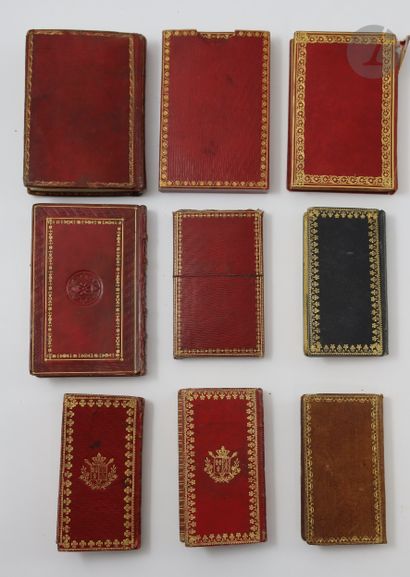 null [ALMANACHS].
Ensemble de 9 almanachs du XIXe siècles :


- Almanach des Dames...