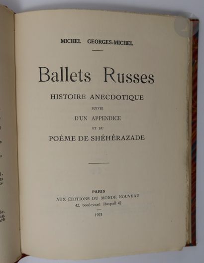 null [BALLETS RUSSES] - GEORGES-MICHEL (Michel).
Ballets Russes. Histoire anecdotique...