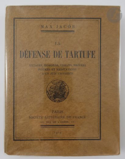 null JACOB (Max).
La Défense de Tartuffe. Extases, remords, visions, prières, poèmes...