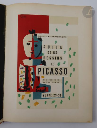null [PICASSO (Pablo)]. 
Suite de 180 dessins de Picasso.
Paris : Éditions de la...
