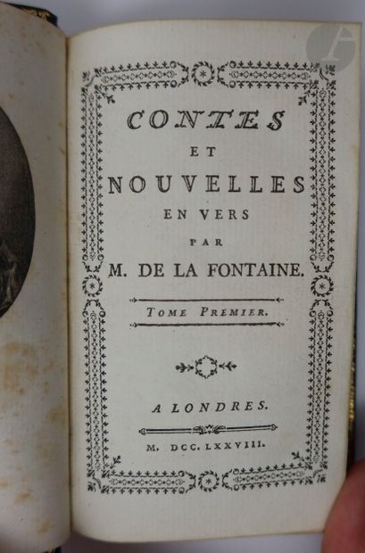 null 
[RECUEIL DES MEILLEURS CONTES EN VERS].
Londres [Liège], 1778. — 4 volumes...