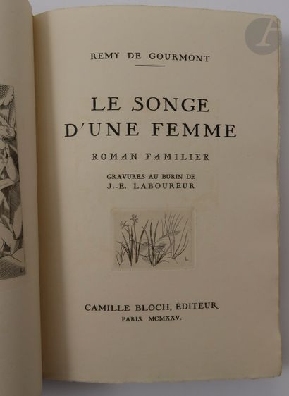 null GOURMONT (Remy de) - LABOUREUR (Jean-Émile).
Le Songe d'une femme. Roman familier....