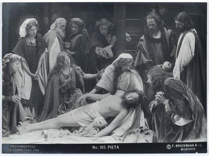 null F. Bruckmann
Jeu de la Passion (représentation de la Passion du Christ à Oberammergau),...