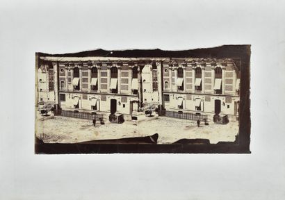 null Photographe non identifié 
Architecture (Paris ?), 1860. 
Épreuve stéréoscopique...