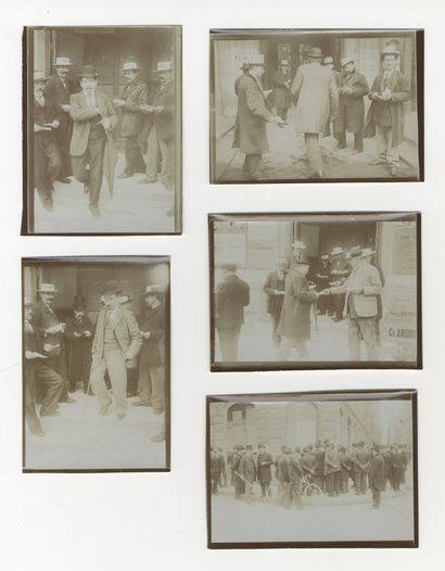 null Paul Géniaux (1873-1929)
Élection et affiches de rue, c. 1902-1906. 
15 épreuves...