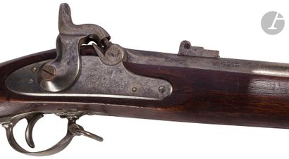 null Fusil « Colt » modèle 1861 à percussion, un coup, calibre 60.

Canon rond de...