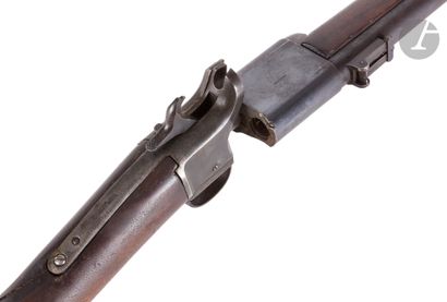 null Carabine à système « Triplett & Scott », sept coups, calibre 50 rimfire. 

Canon...