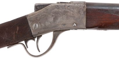 null Rifle « Sharps Borchardt » modèle 1878, un coup, calibre 45-70.

Canon rayé...