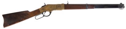 null Carabine de selle Winchester modèle 1866 calibre 22.

Canon rond, rayé, de 46,5...