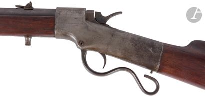 null Carabine « Brown Ballard », un coup, calibre 44 Rimfire. 

Canon rond avec hausse...