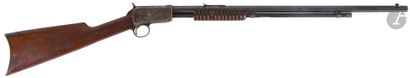 null Carabine Winchester modèle 1890, calibre 22 LR Short. 

Canon à pans, rayé,...
