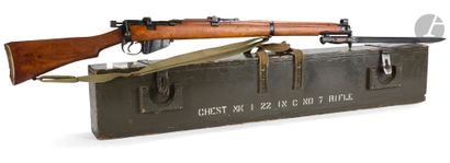 null Rifle MKI N° 2, calibre 22. 

Barrel with rise graduated to 20 of 63 cm. Breech...