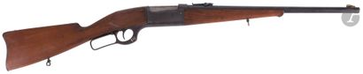 null Savage "Lever Action Rifle" model 1899, caliber 303. 

Round barrel with frog...