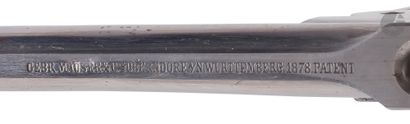 null Revolver Mauser système « Zick-Zack » (« Zig-Zag »), patentes de 1878, 6 coups,...