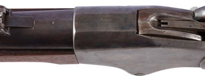 null Historique et étonnante carabine de selle Spencer modèle 1865 à répétition,...