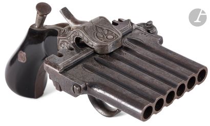 null Pistol with system "Jarre", with pin, of the

1st TYPE DIT " PISTOLET HARMONICA...