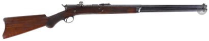 null Fusil à verrou « Remington Keene » modèle 1880, calibre 45. 

Canon rond à pans...