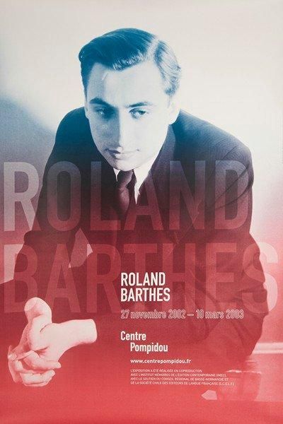 Jacques LIVET Roland Barthes - Centre Pompidou, 2002-2003. Entoilée. B.E. 160 x 120...