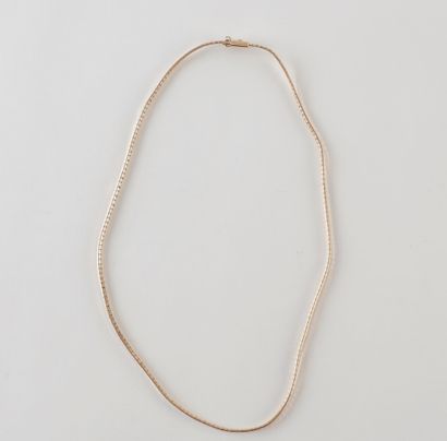 null Collier cable en or (18K). Poids 14,2 g