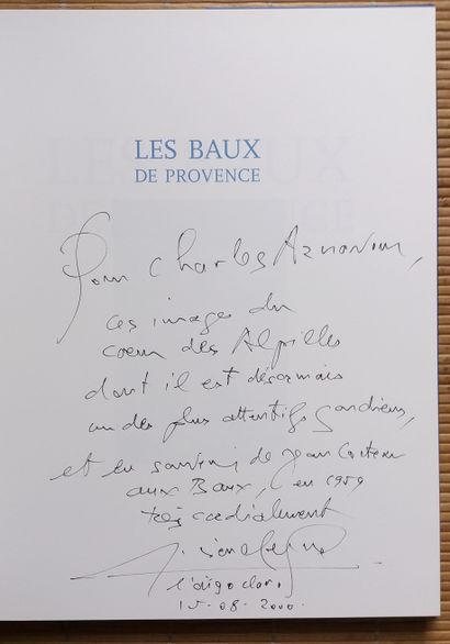 null [AZNAVOUR, CHARLES - CLERGUE, LUCIEN]
2 ouvrages dédicacés et signés par Lucien...