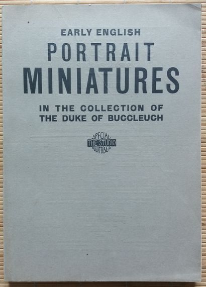 null [MINIATURES]
Ensemble de 12 ouvrages sur la miniature.

*Catalogue Miniatures,...