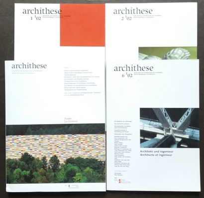 null [ARCHITECTURE - MAGAZINES]
16 magazines d'architecture, brochés.

*Global Architecture...