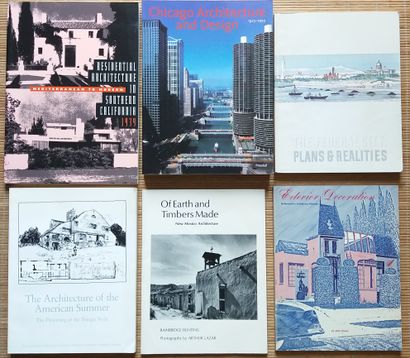 null [ARCHITECTURE - AMERIQUE DU NORD]
Lot de 20 ouvrages en anglais sur l'architecture...